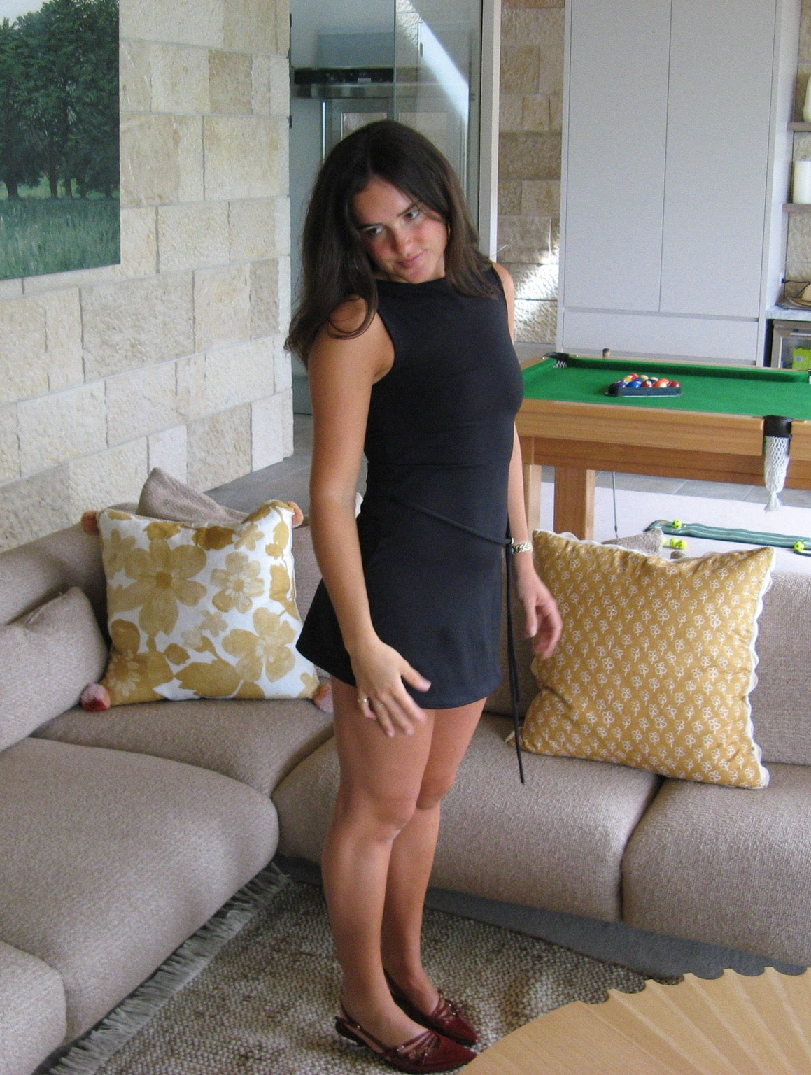 AGNES MINI DRESS: BLACK