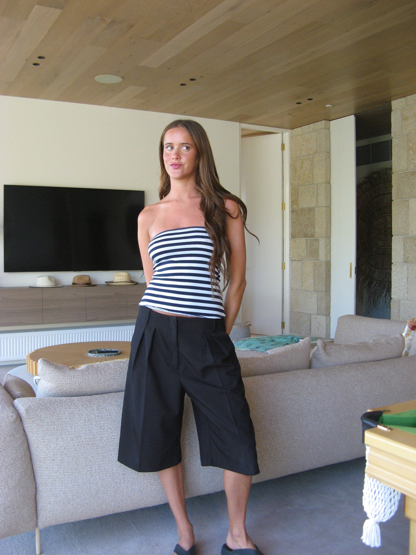 STRAPLESS BANDEAU - STRIPE