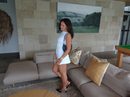 AGNES MINI DRESS - WHITE