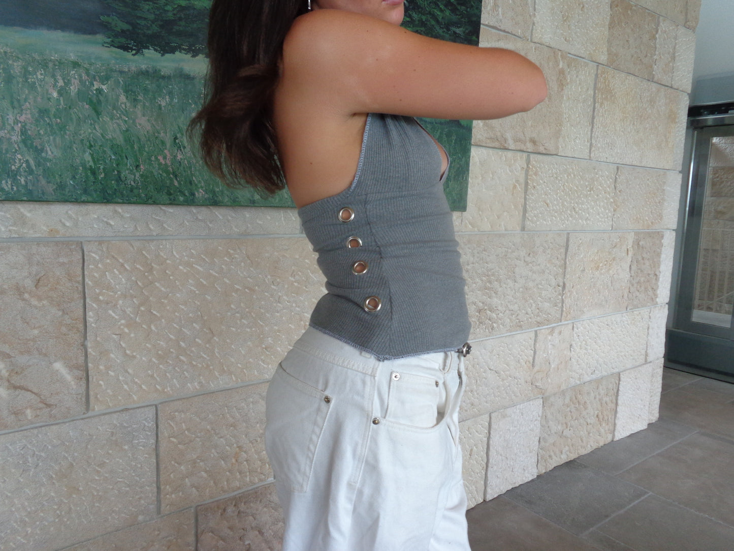 PENNY HALTER: GREY